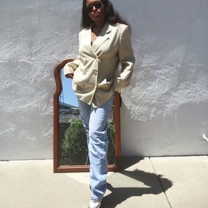Cream blazer